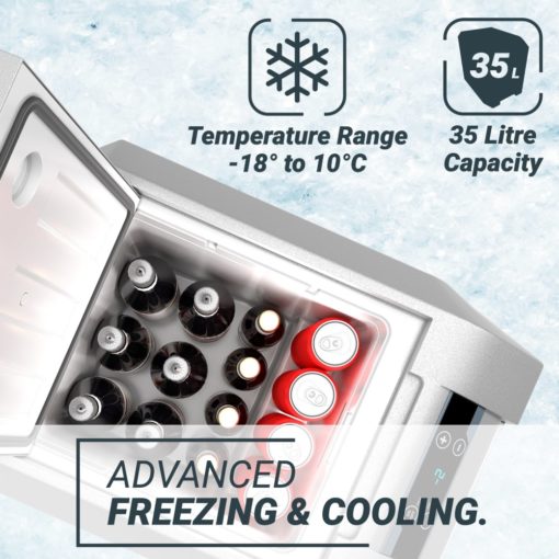 , Bluefin Active Portable Compressor Fridge Freezer 35L