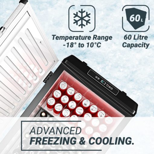 , Bluefin Active Portable Compressor Fridge Freezer 60L